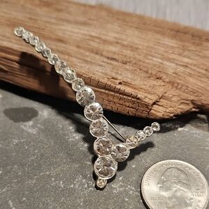 Vtg Check Mark Brooch Gorgeous!